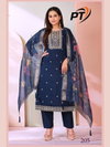 Shilpa Vol 2 By Pt Vertical Plan Surat Kurti With Bottom Dupatta Wholesale Market
